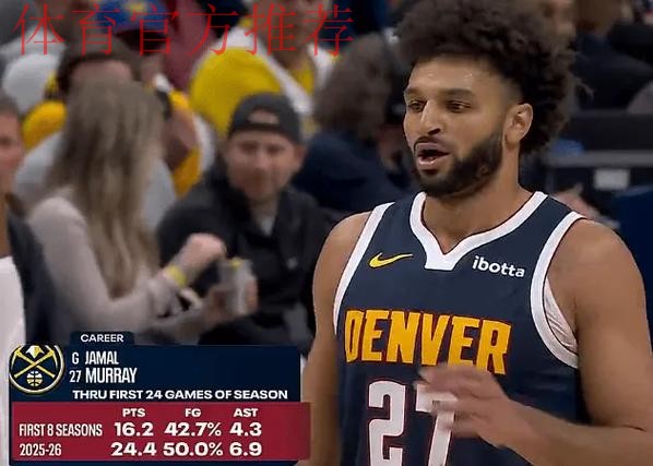 默里本赛季与前8个赛季对比:得分助攻命中率均明显提升 默里本赛季与前8个赛季对比:得分助攻命中率均明显提升